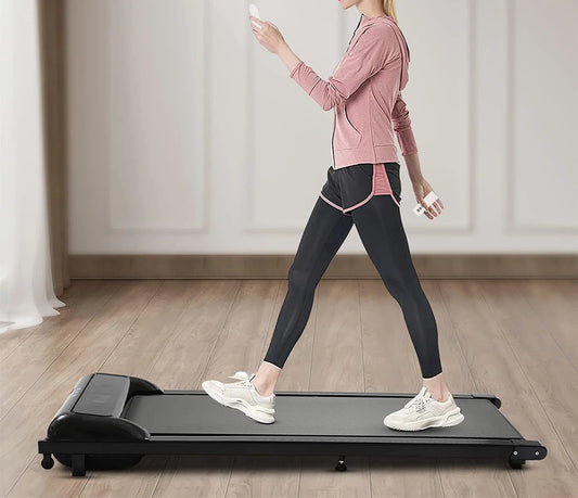Walking Pad Treadmill Free Installation under Desk Treadmill Slim Flat Portable Treadmill